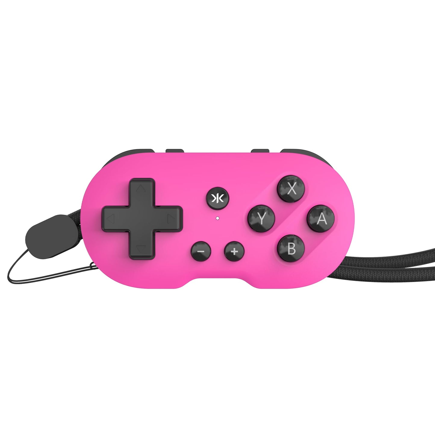 CRKD ATOM Keychain Controller for Nintendo Switch, PC, Mac, Mobile - Mini, Hot Pink, Model 24-AT