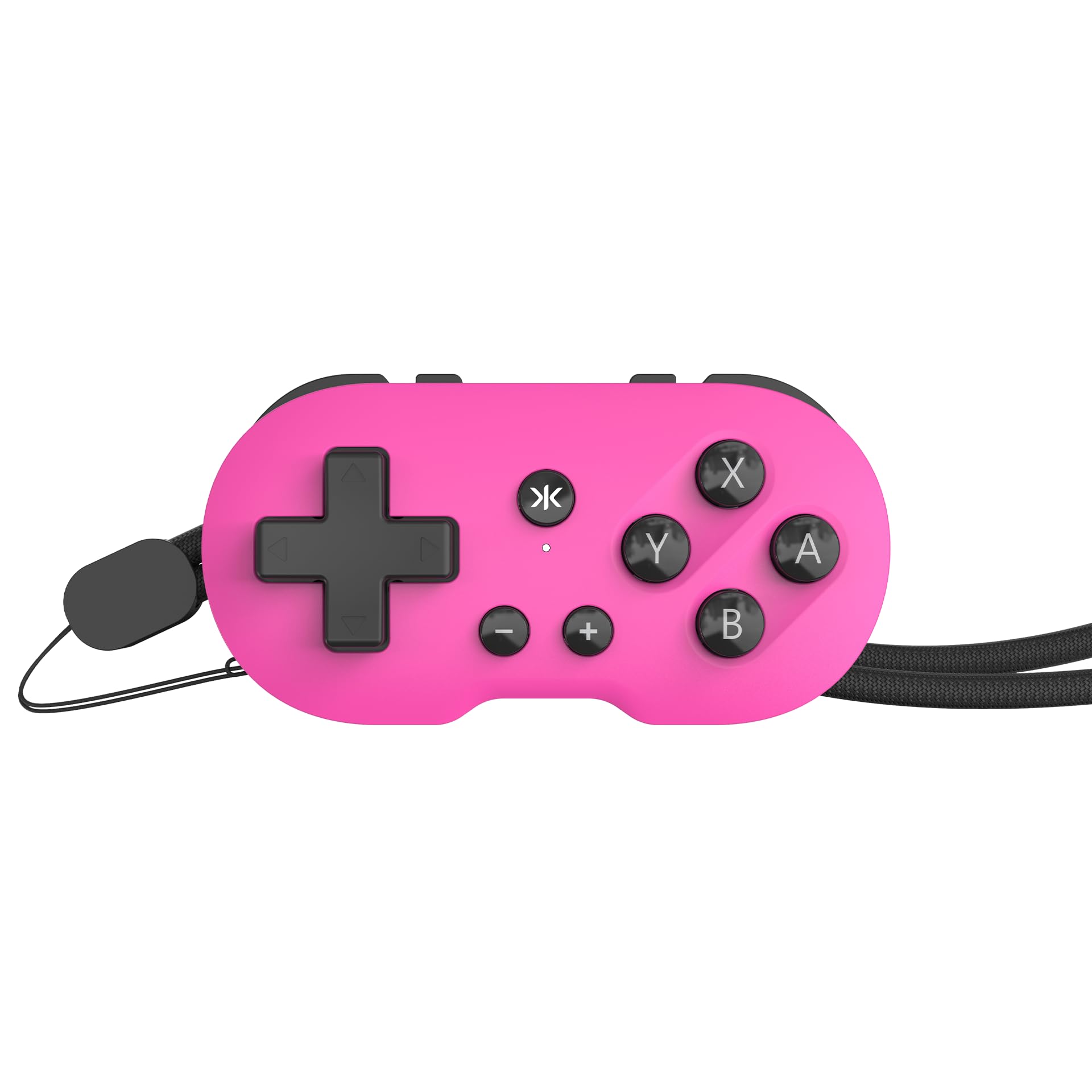 CRKD ATOM Keychain Controller for Nintendo Switch, PC, Mac, Mobile - Mini, Hot Pink, Model 24-AT