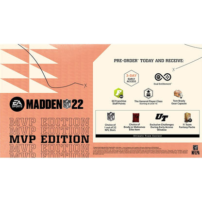 Electronic Arts Madden NFL 22 MVP Edition - Xbox One & Series X, Model 74709