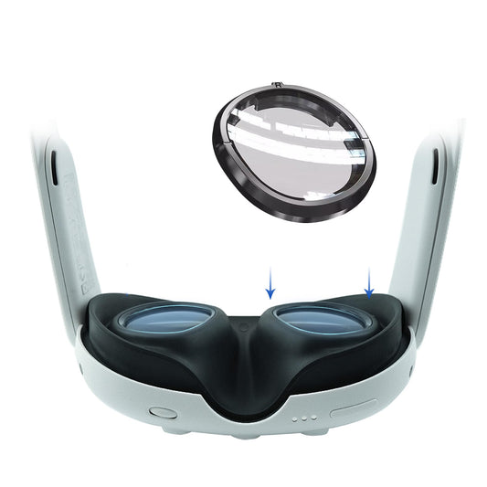 PSI 1 Lens for Oculus Meta Quest 3 Glasses, Inserts Compatible for VR Accessories, Anti Blue Light Myopia SPH:-4.50R
