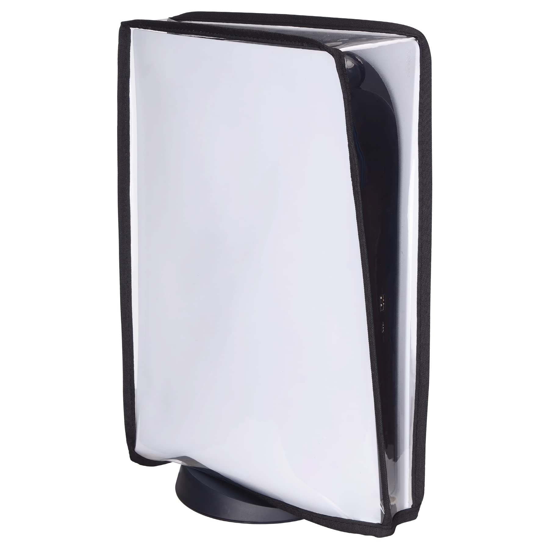 PlayVital Transparent Dust Cover for ps5  Waterproof Dust Guard  Anti Scratch Dust Proof Cover Sleeve for ps5 Console Digital Edition & Disc Edition