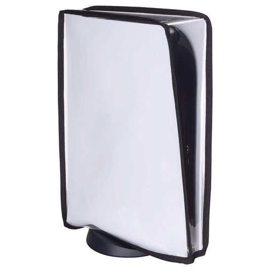 PlayVital Transparent Dust Cover for ps5  Waterproof Dust Guard  Anti Scratch Dust Proof Cover Sleeve for ps5 Console Digital Edition & Disc Edition