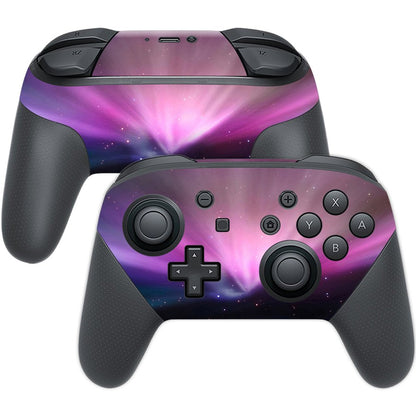 MIGHTY SKINS Nintendo Switch Pro Controller Skin - Spaced Out, Durable Vinyl Decal, Easy to Apply & Remove, Model NISWPCOI-Spaced Out