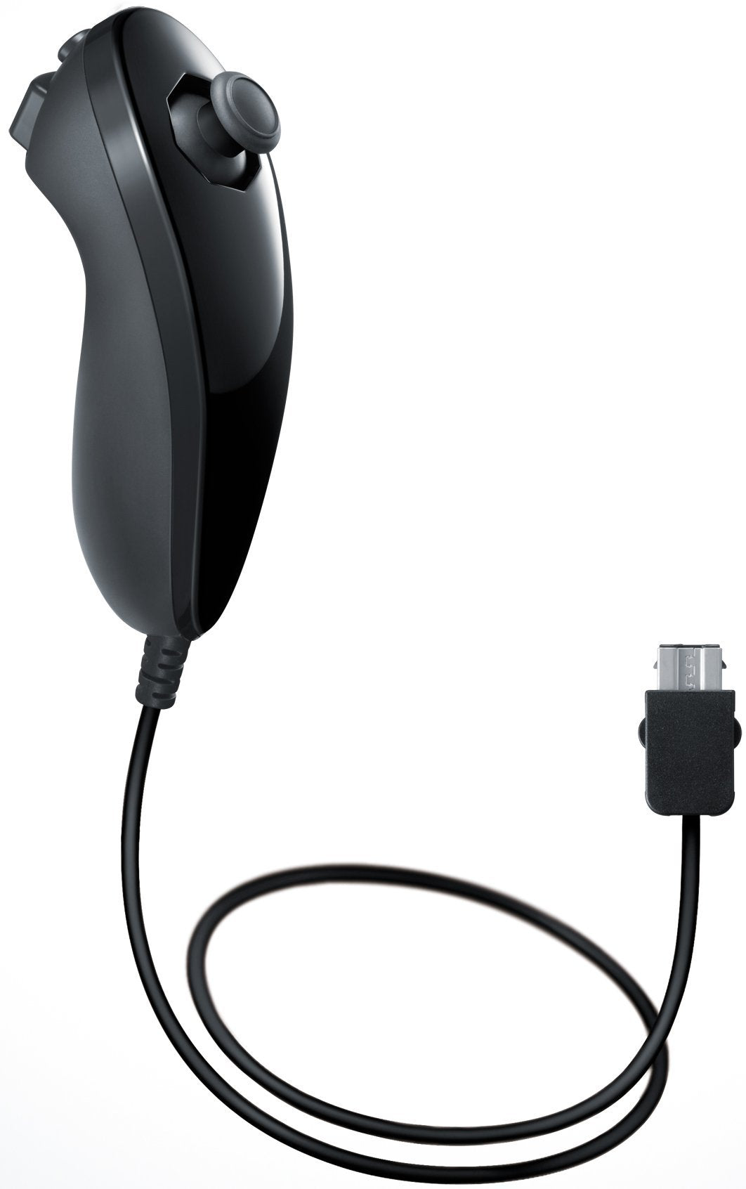 Wii Nunchuk Controller - Black (refurbished)
