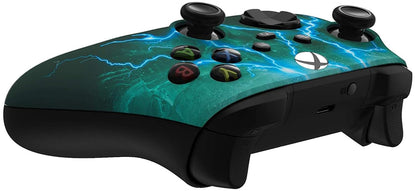Custom Controllerzz Wireless Controller for Xbox Series X/S & One - Soft Touch Feel - X/S Green Skies