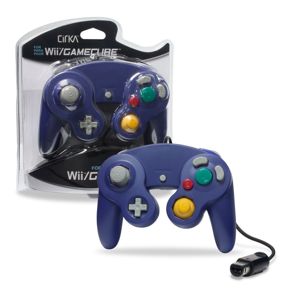 Hyperkin CirKa Wired Controller for GameCube/Wii, Model 828706803066, Purple Color
