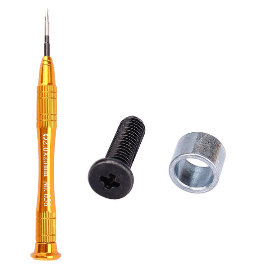 IKPEK 1Pcs SSD Screw for PS5 and 1Pcs Ring Replacement and 1Pcs Screwdriver for Sony Playstation 5 Console Solid State Drive