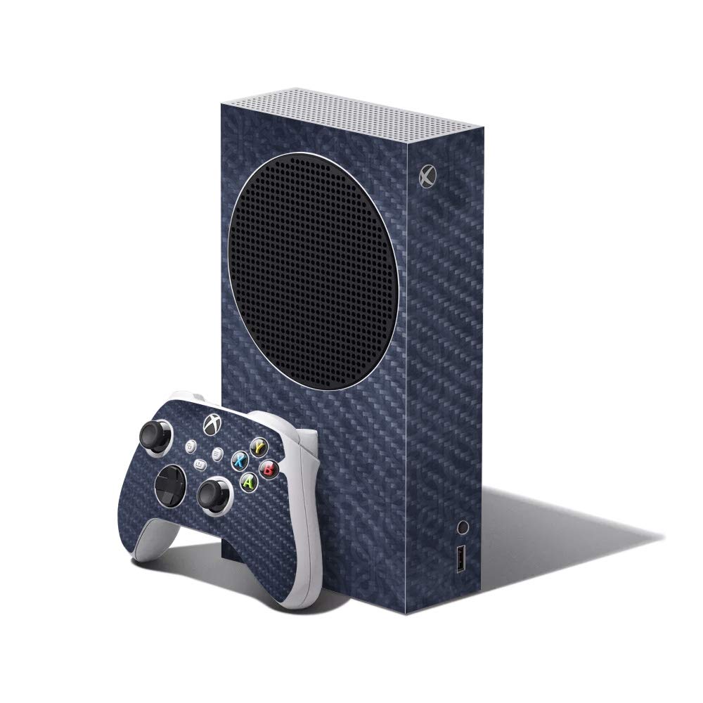 MIGHTY SKINS Carbon Fiber Skin Compatible with Xbox Series S Bundle - Charcoal Lattice | Protective  Durable Textured Carbon Fiber Finish | Easy to Apply | Made in The USA