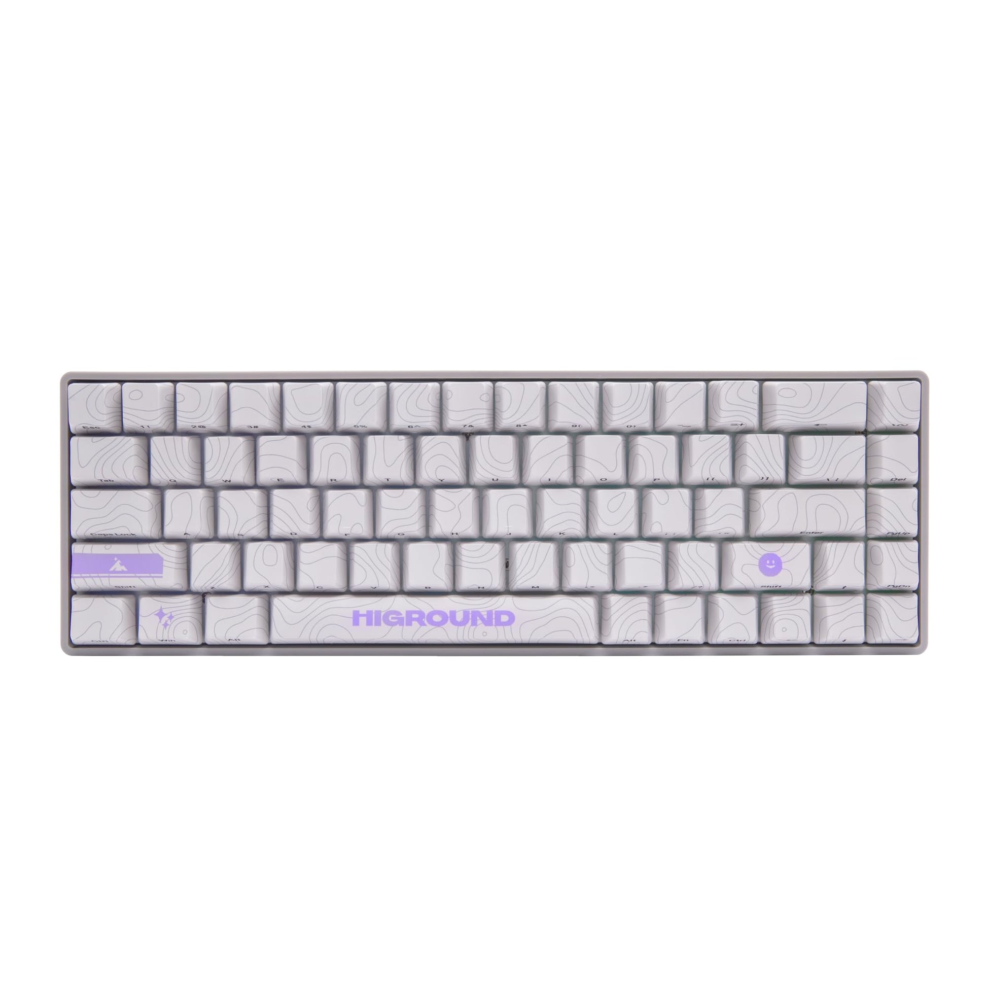 Higround Basecamp 65HE RETROSUPER Keyboard  65% Mechanical USB Wired PC Gaming Keyboard with Gateron KS-37 Magnetic Switches  Programable RGB  Hot-Swappable  Deep Thock Creamy Sounding  Pre-lubed