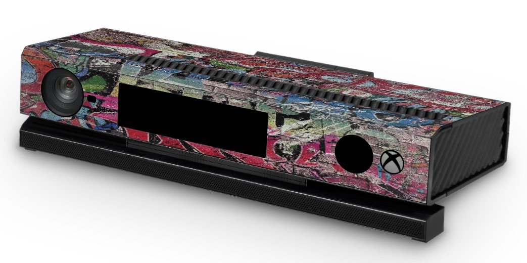 giZmoZ n gadgetZ Xbox Graffiti Console Skin Decal + 2 Controller Skins, Compatible with Xbox One & Kinect, GRAFFITI Design