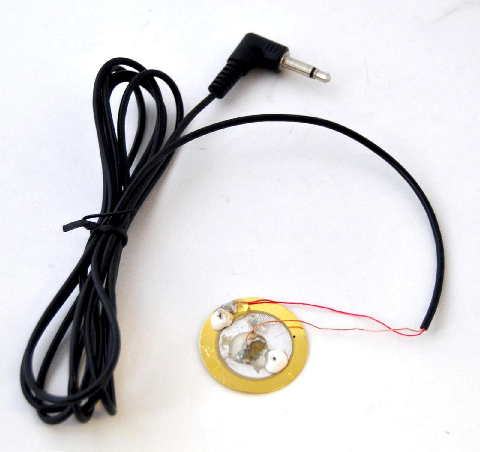 JEWUNO Replacement Drum Pedal Cable with Sensor for Guitar Hero World Tour - Black, Compatible with Xbox 360, Wii, PS3