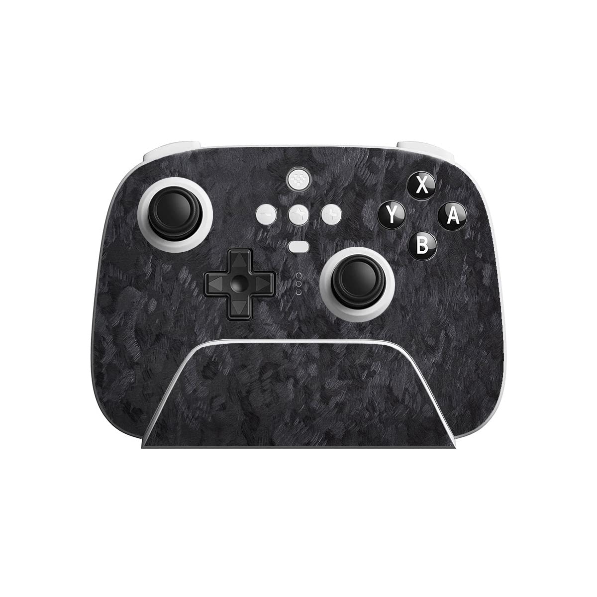 SopiGuard Sticker Skin for 8Bitdo Ultimate Wireless Controller Front and Buttons (Forged Carbon)