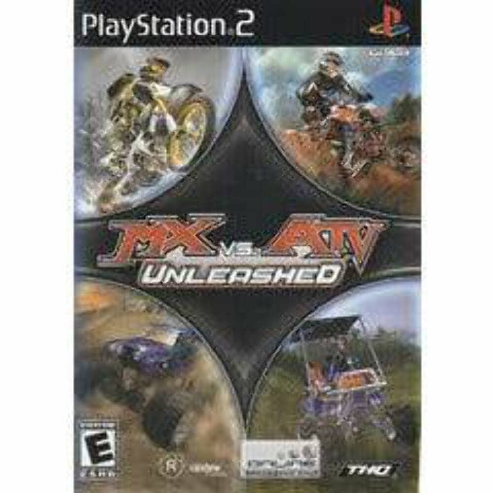 THQ MX vs ATV Unleashed - PlayStation 2 Game, Model 46061, Off-Road Racing Action