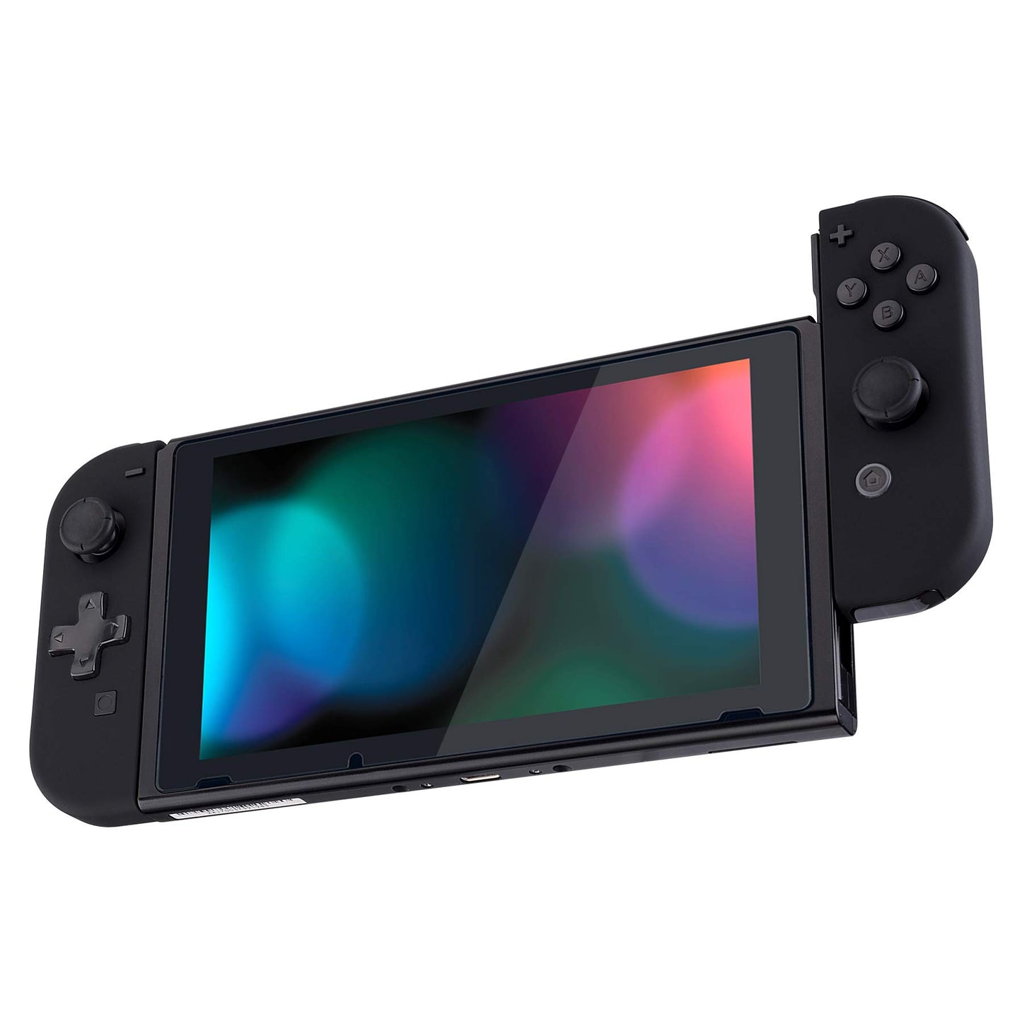 eXtremeRate Joycon Housing - Soft Touch Black, D-Pad Version, DIY Replacement Shell Case for Nintendo Switch & Switch Oled