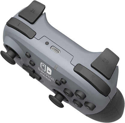 HORI Nintendo Switch Wireless HORIPAD Controller - Gray, Model NSW-175U, Officially Licensed by Nintendo