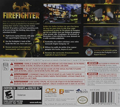 Giant Media Group Firefighter 3D Game for Nintendo 3DS - Model 003058