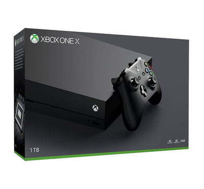 Xbox One X Console 1TB with Wireless Controller - Enhanced HDR, Native 4K, Ultra HD, Black (Discontinued)