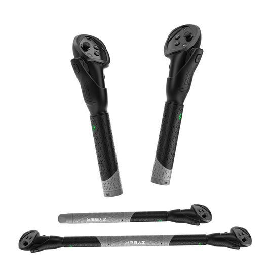 ZYBER Controller Extensions Gorilla Tag Long Arms for Meta Quest 3S/Quest 3 Beat Saber Handles Golf Club Attachment VR Sticks Controller Grips for Quest 3S/3 Enhance VR Gaming Accessories
