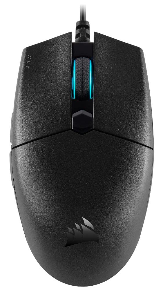 Corsair KATAR PRO Ultra-Light Gaming Mouse - 12,400 DPI, 6 Buttons, RGB Backlighting, Black - Ideal for FPS/MOBA Gaming