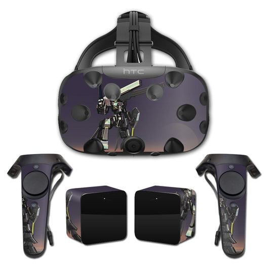 MightySkins Skin Compatible With HTC Vive Full Coverage - Teal Steel | Protective, Durable, and Unique Vinyl Decal wrap cover | 