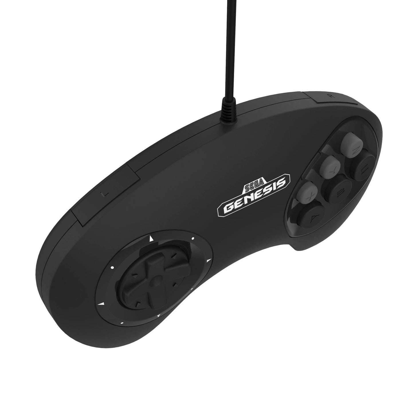 Retro-Bit BIG6 USB Arcade Controller Pad for Sega Genesis Mini, Switch, PC & Raspberry Pi - Black