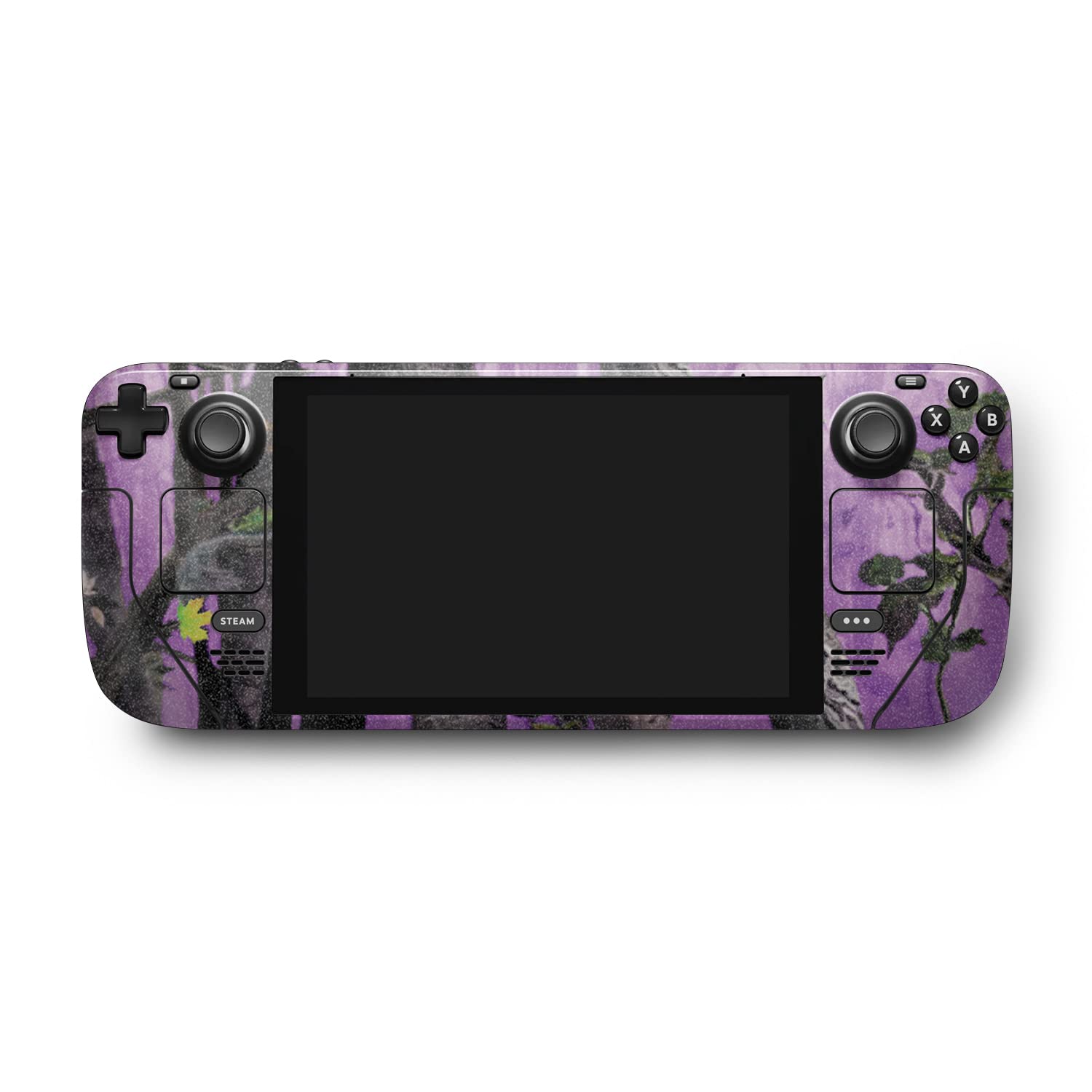 MightySkins Glossy Glitter Skin Compatible with Valve Steam Deck - Purple Tree Camo | Protective  Durable High-Gloss Glitter Finish | Easy to Apply  Remove  and Change Styles | Made in The USA