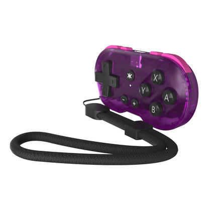CRKD Collectible Keychain Controller for Nintendo Switch, PC, Mobile - Mini Size, Atomic Purple, Model 24-AT