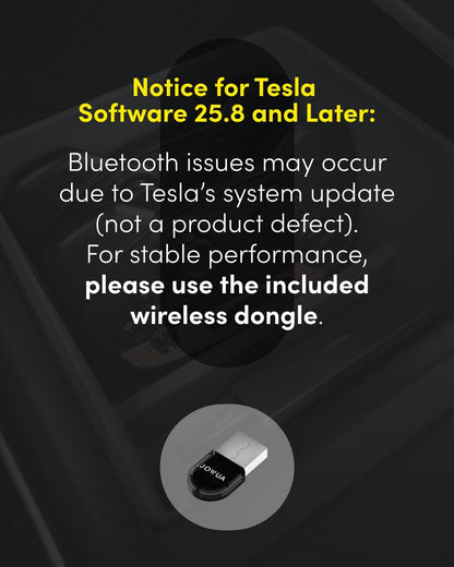 Jowua Multi-Device Wireless Controller for Tesla 2025 Model Y/3/S/X/Cybertruck - White with Wireless Charging