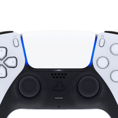 eXtremeRate Replacement Touchpad Cover for PS5 Controller - Custom White, Compatible with BDM-010/020/030/040/050 Models