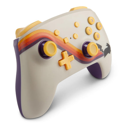 PowerA Enhanced Wireless Controller - Pokémon Pikachu Retro - White - Officially Licensed for Nintendo Switch/Switch Lite/OLED Model