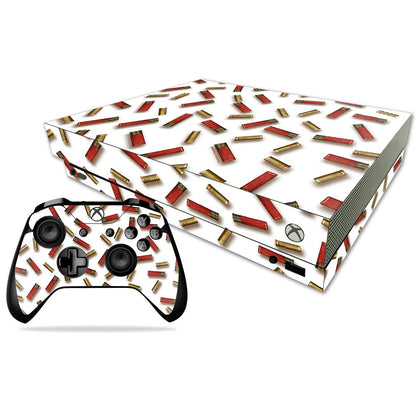 MIGHTY SKINS Xbox One X Skin - Durable Vinyl Decal Wrap, Easy Apply/Remove, Shell Blanket Design, Model MIXBONXCMB-Shell Blanket