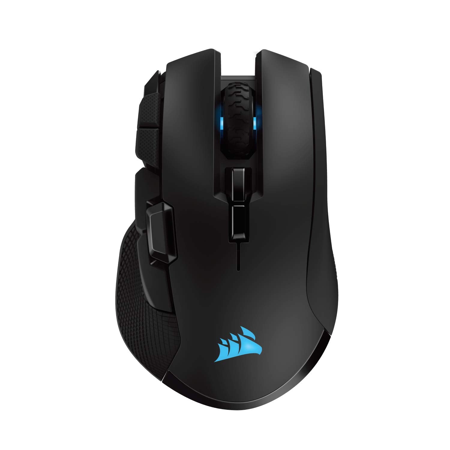 CORSAIR IRONCLAW WIRELESS RGB Rechargeable Gaming Mouse with Slipstream Technology - 18 000 DPI - 3-Zone RGB Multi-Color Backlighting - Black