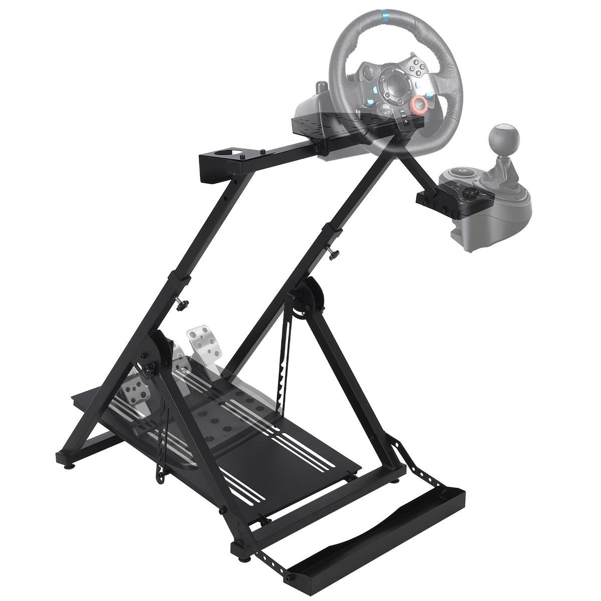 GarveeTech Racing Steering Wheel Stand, Simulator Cockpit Wheel Stand, Racing Steering Shifter Mount Fit for Mainstream Gaming X