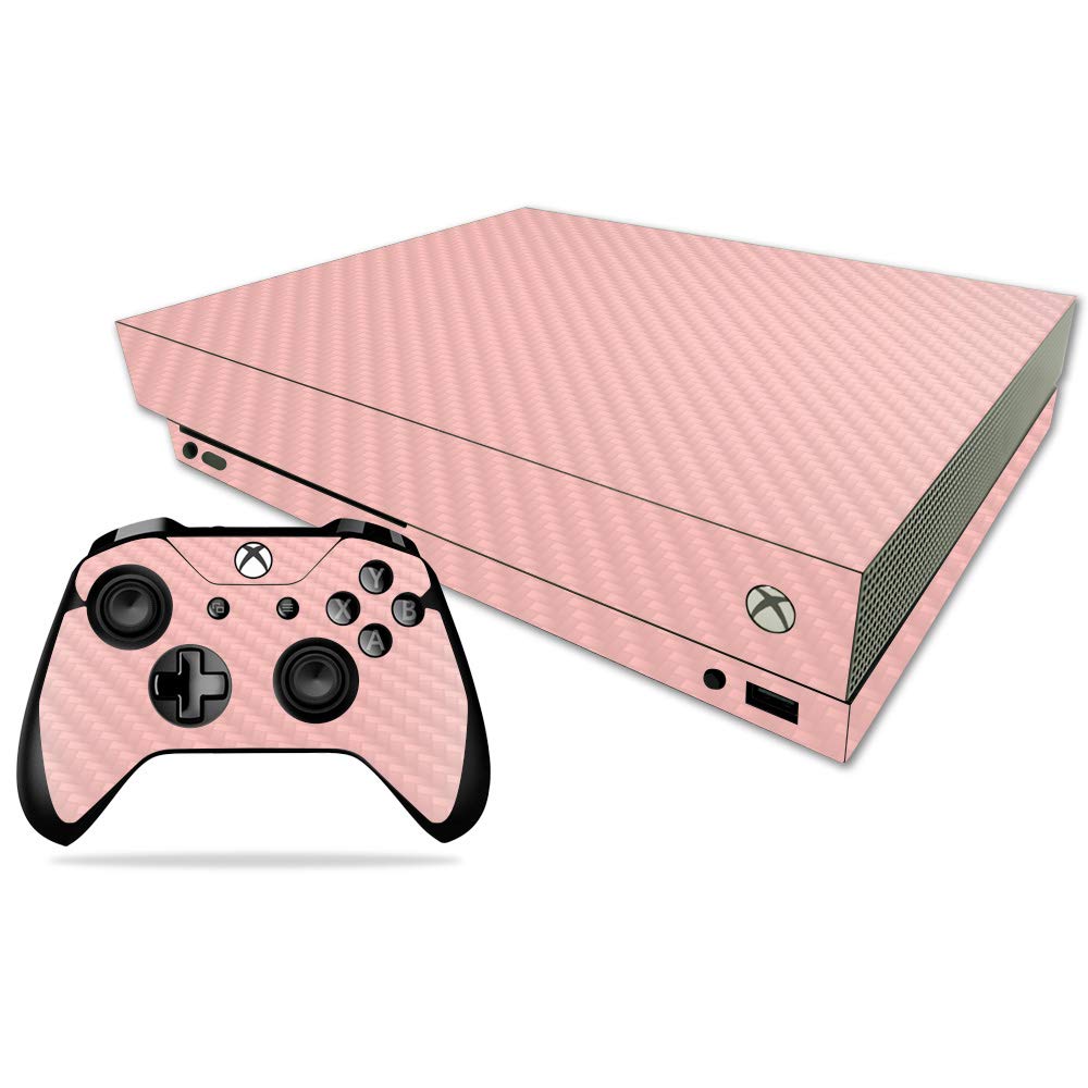 MightySkins Carbon Fiber Skin for Microsoft Xbox One X - Olive | Protective  Durable Textured Carbon Fiber Finish | Easy to Apply  Remove  and Change Styles | Made in The USA
