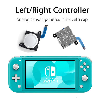 Kinyanco 3D Analog Joystick Replacement for Switch Lite & Joy-Con, 2-Pack, Left/Right, Model LX-1311123