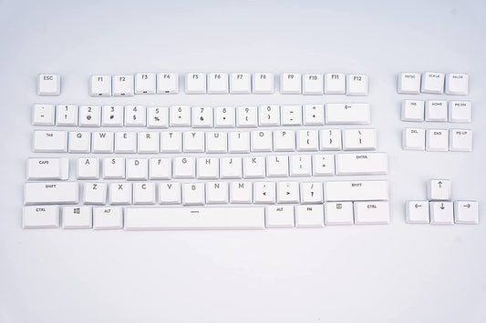 wj forG915 Full Set of 109/87 Keycaps Replacement G915/G913/G815/G813 TKL RGB Gaming Mechanical Keyboard (87 Keys White G915)