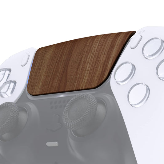 eXtremeRate Replacement Touchpad Cover for PS5 Controller - Wood Grain - Compatible with BDM-010/020/030/040/050 Models