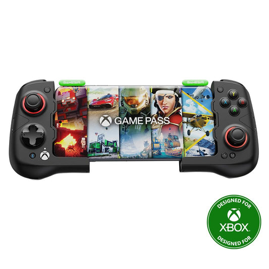 GameSir X4 Aileron Bluetooth Mobile Gaming Controller for Android with Hall Effect Joysticks - Split Design with Carrying Case - Play Diablo Immortal  Minecraft  Fortnite  Dead control button 2 & More
