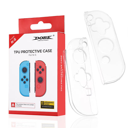 Finera Soft TPU Replacement Shell Case for Nintendo Switch Joy-Con, Clear, Model TNS-1850