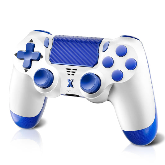 Puiseno Wireless Controller for PS-4  Dual Vibration Game Joystick/Motion Sensing/Touchpad/Speaker/3.5mm Audio Jack Headphone  Upgraded Six-Axis Sensor  Compatible with PS4/Slim/Pro Console/PC (Sky blue)