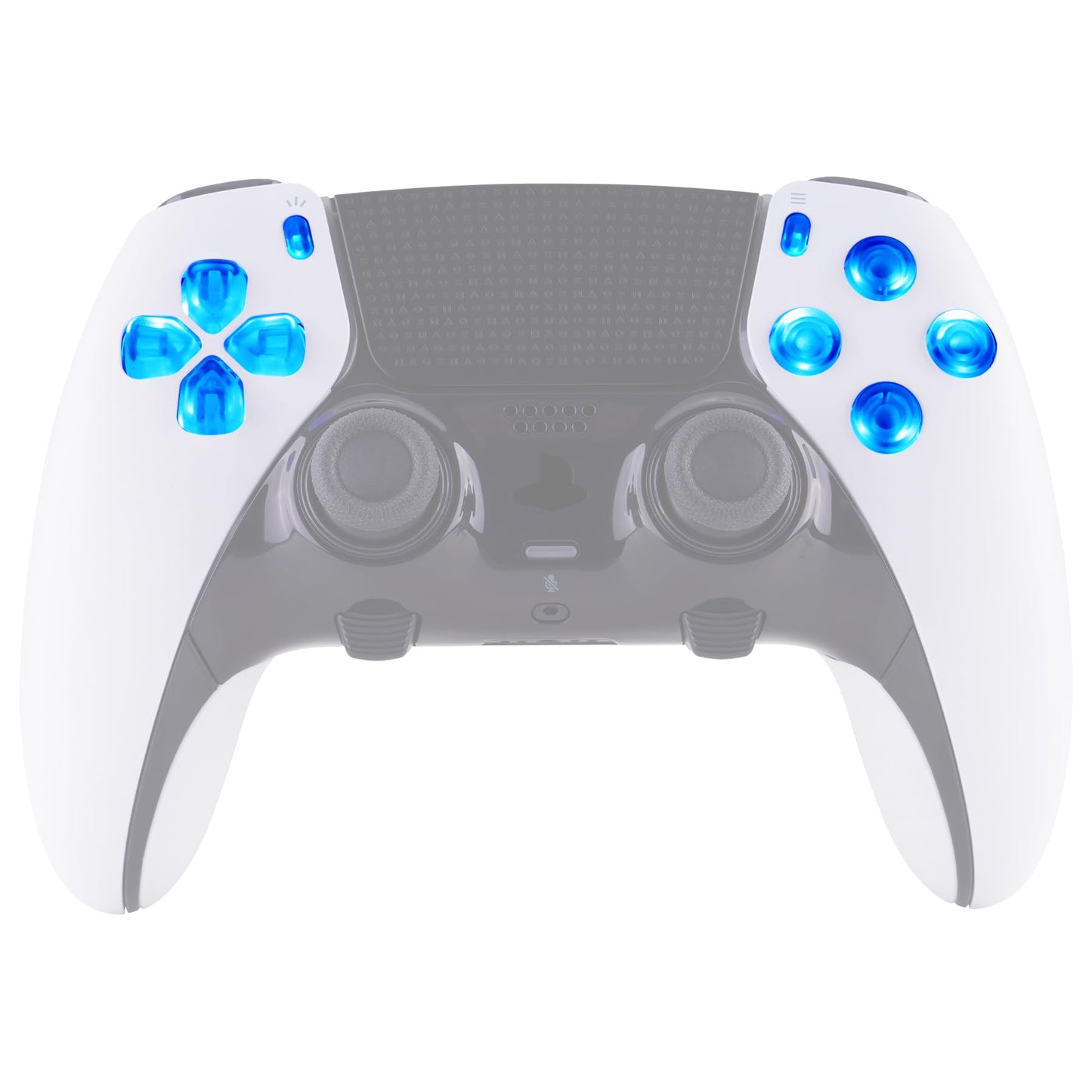 eXtremeRate PS5 Edge Controller D-pad LED Kit - 7 Colors, 9 Effects, Transparent Clear Buttons
