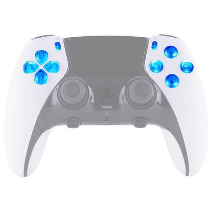 eXtremeRate PS5 Edge Controller D-pad LED Kit - 7 Colors, 9 Effects, Transparent Clear Buttons