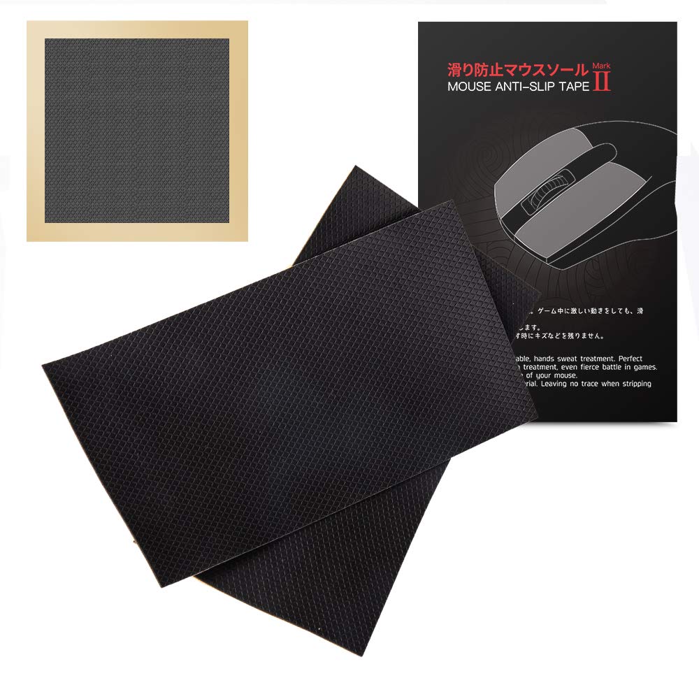 Hotline Games HOTLINEGAMES 2.0 DIY Version Mouse Anti Slip Grip Tape for Gaming Mouse Skins Sweat Resistant Cut to Fit Easy to Apply Professional Mice Upgrade Kit
