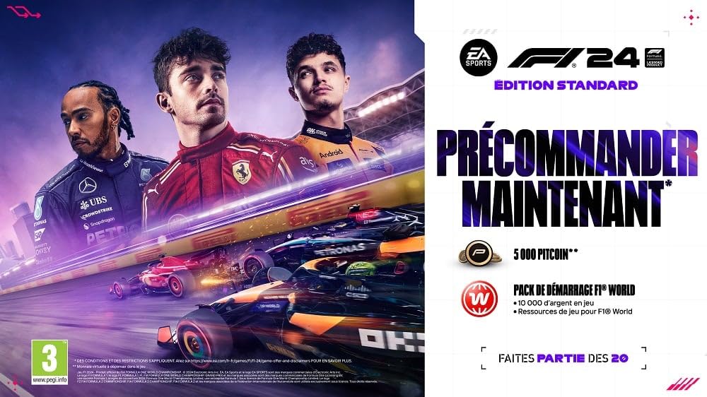Electronic Arts EA SPORTS F1 24 Standard Edition Video Game for XBOX Series X - English Version, Model EA Sports F1 2024
