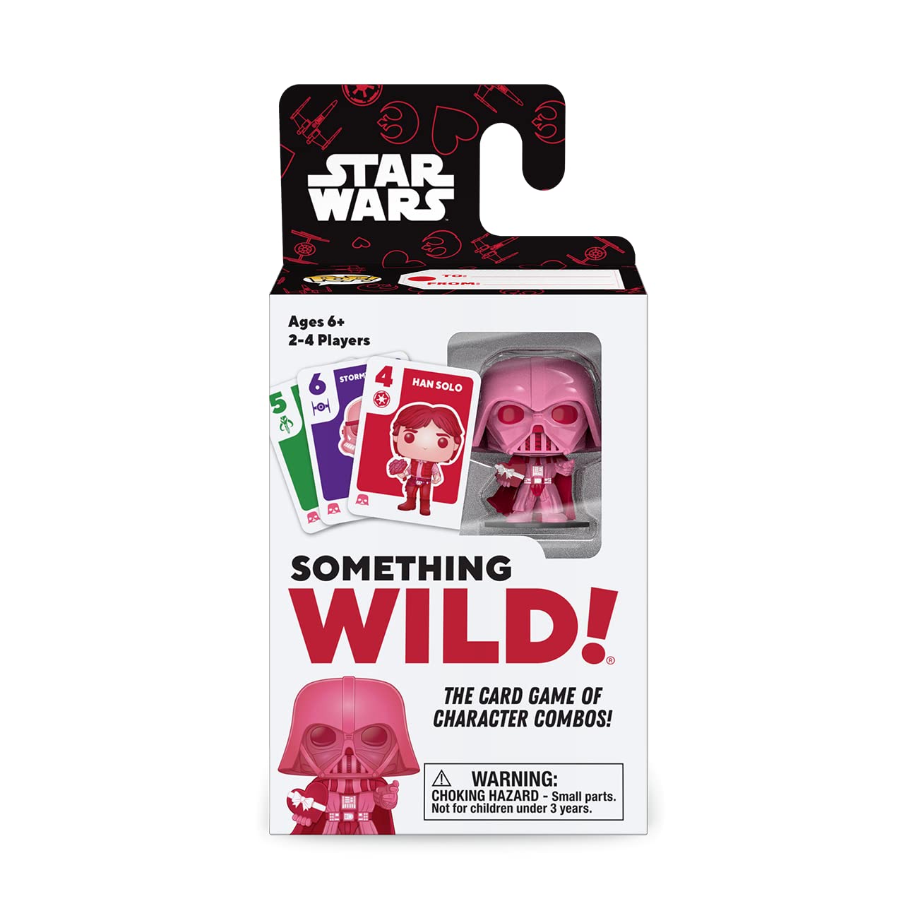 Funko Something Wild! Star Wars Card Game - Pink Darth Vader Pocket Pop! for 2-4 Players, Ages 6+, 2.5 x 2.5 x 3