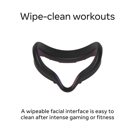 Meta Quest 2 Active Pack - 128GB VR Headset Accessories - Black, Model 899-00325-01