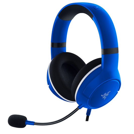 Razer Kaira X Wired Headset for Xbox, PC & Mobile - 50mm Triforce Drivers, HyperClear Mic, Blue, RZ04-03970400-R3U1