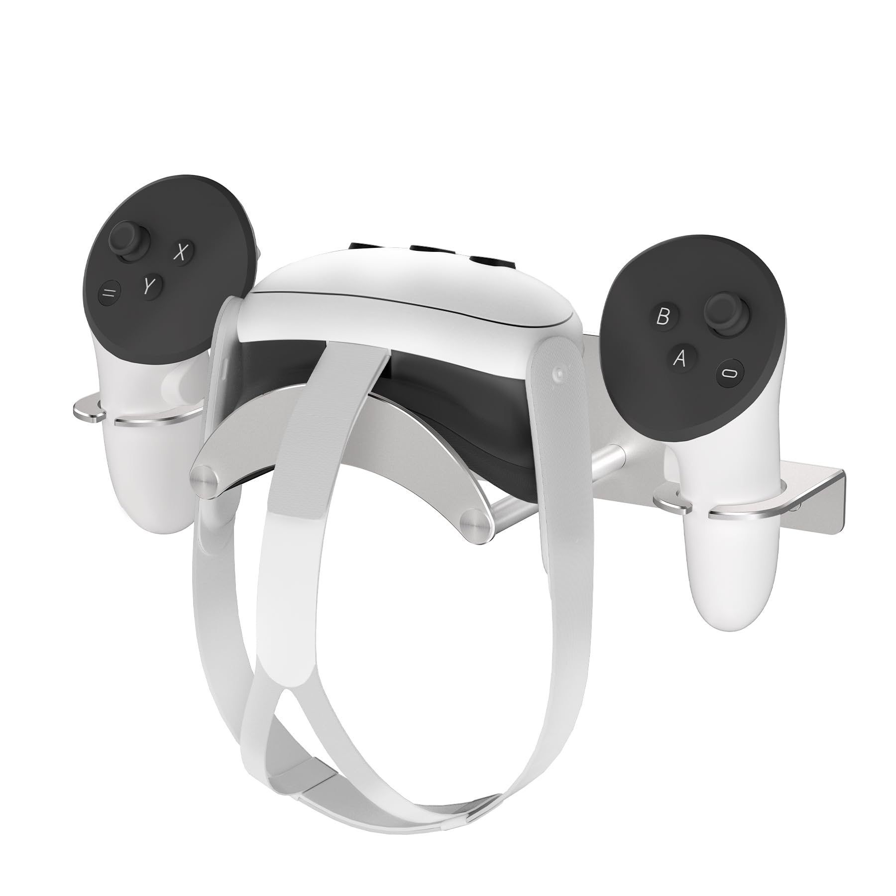 ZHGM VR Wall Mount for Meta Oculus Quest 3/2/Pro/Rift-S - Silver Alumi ...