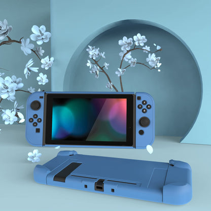 eXtremeRate PlayVital Back Cover for Nintendo Switch - Hard Shell, Airforce Blue, Model NTP343, Joycon Compatible, Durable Plastic Protector