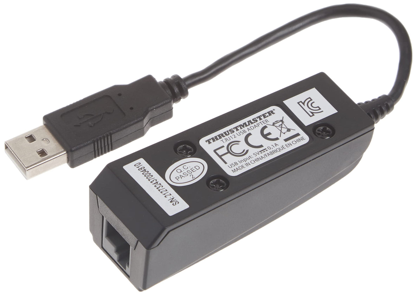 Thrustmaster TR J12 Adapter for Thrustmaster Flight & Racing Pedals - Black, Model 4060079